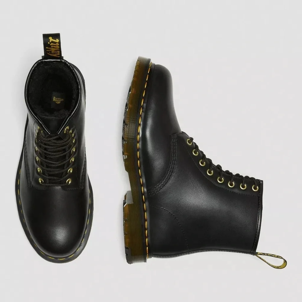 Dr. Martens 1460 WarmWair Grizzly Leather Boots